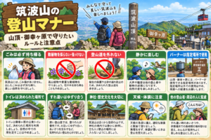 筑波山の登山マナー｜山頂・御幸ヶ原で守りたいルールと注意点 ここまでの会話は役に立っていますか？